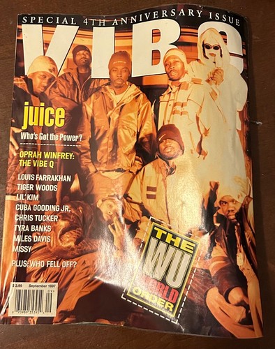 VTG 1990S VIBE MAGAZINE WU TANG CLAN COVER 90S 1997