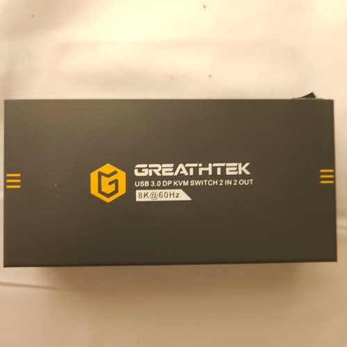 8k 60hz HDMI displayport kvm Switch 2 Monitors 2 Computers 4k 240hz USB kvm swit - Afbeelding 3 van 4