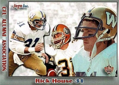 2014 Jogo CFL Alumni Association #75 Rick House - Winnipeg - 160 sets made