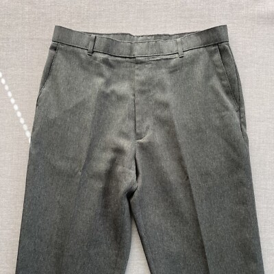 Levis Action Slacks Mens Size 36x29 Gray Vintage Dress Pants