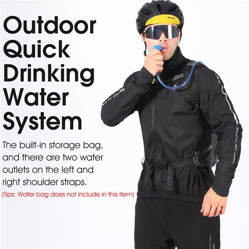 WEST BIKING Radfahren Wandern Outdoor Hydration Packs Rucksack Tasche 16L Grau - Picture 11 of 12