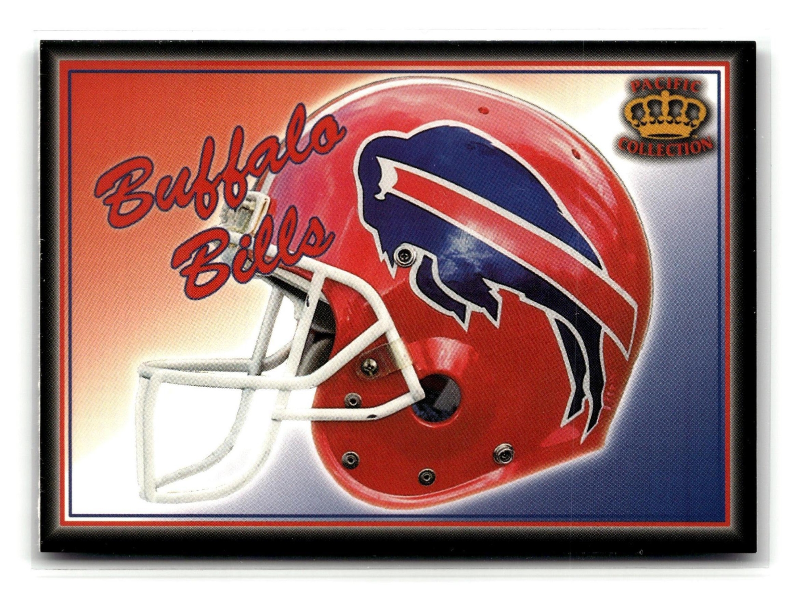 1995 Pacific Prisms #3 Buffalo Bills Team Helmets Buffalo Bills