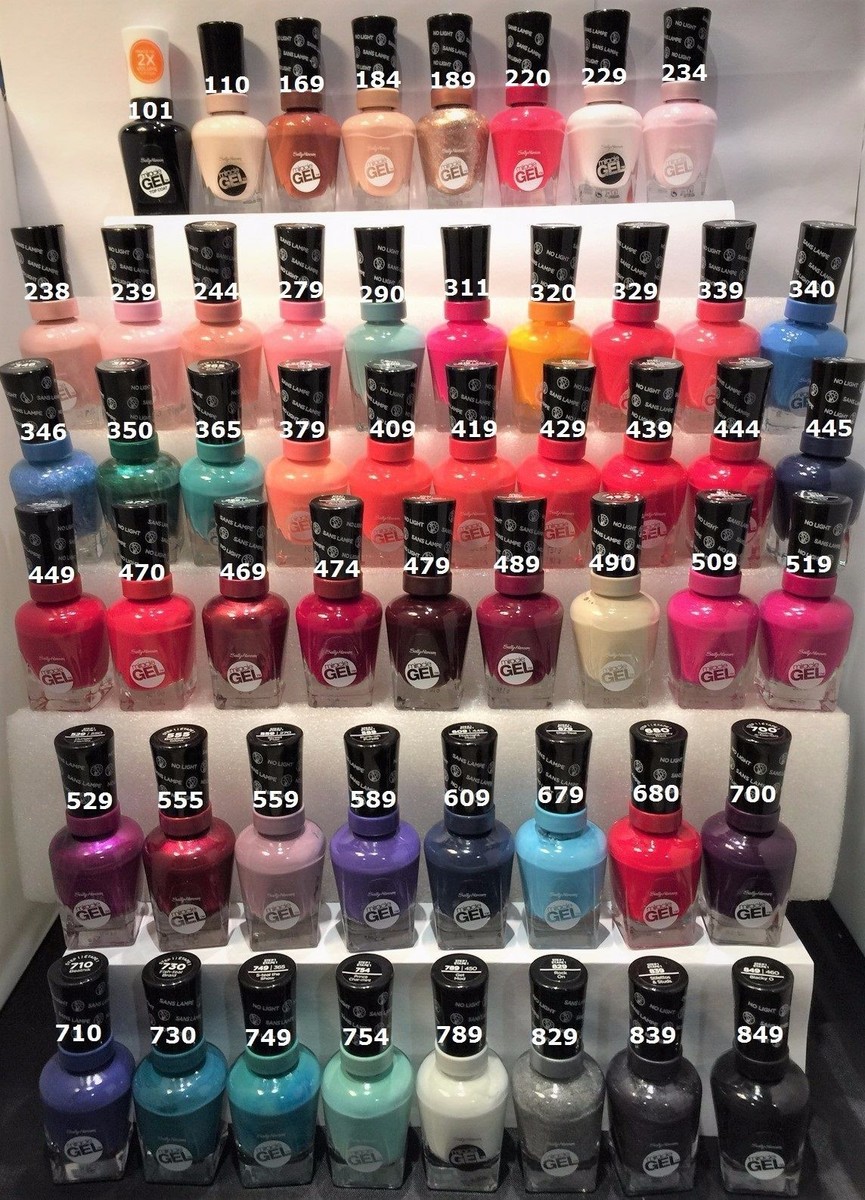 5 x Sally Hansen Miracle Gel No Light Needed Top Coat 5 x Sally Hansen Miracle Gel No Light Needed Top Coat