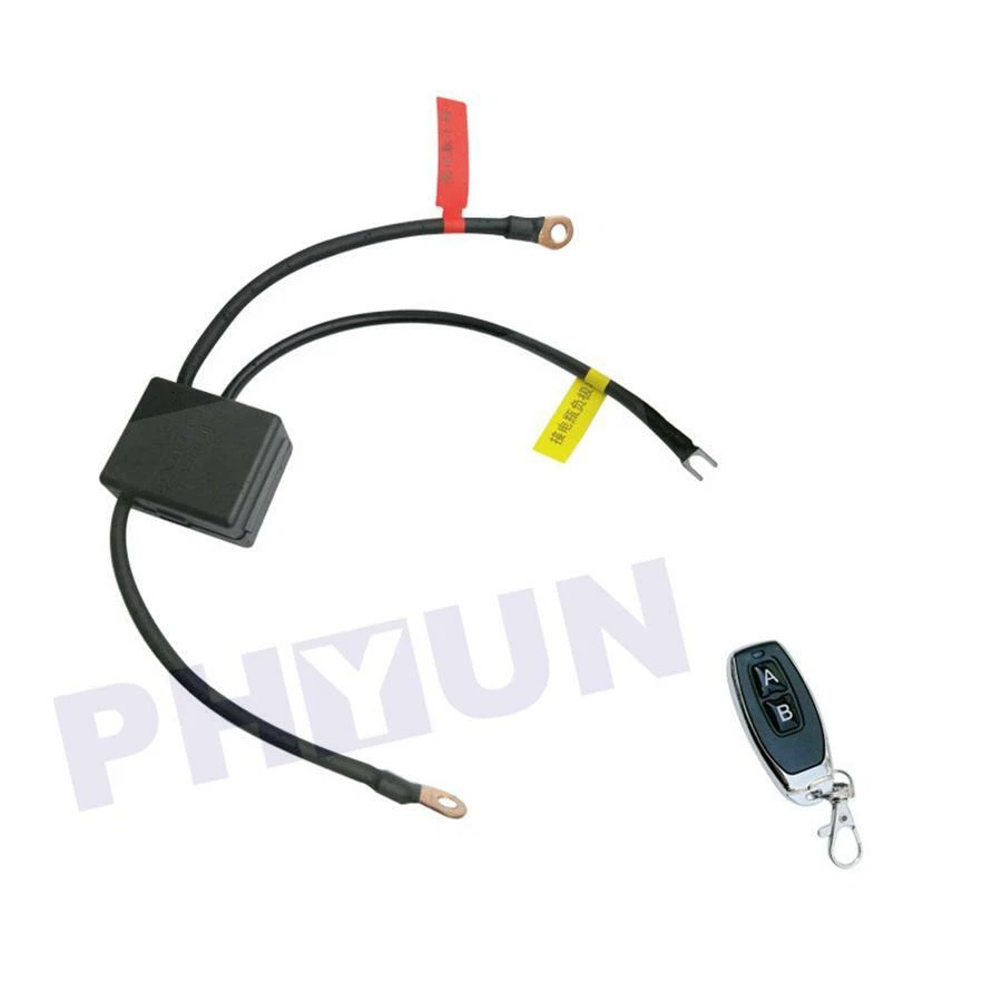 Interruptor maestro de apagado aislador de corte de desconexión de batería inalámbrico para motocicleta 12V Foto 2 de 4