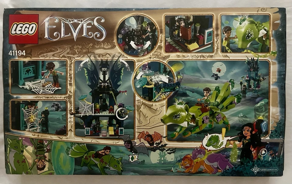 LEGO Elves 41194 Noctura's Tower & the Earth Fox Rescue NIB Factory Sealed MINT - Image 3 of 4
