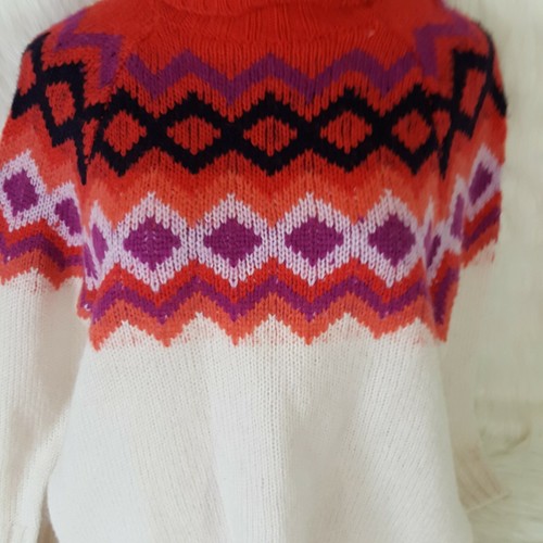 Aeric Sweater Womens XS Cowl Neck Winter Snow Long Sleeve Over Sized Ski Cabin - Picture 11 of 13