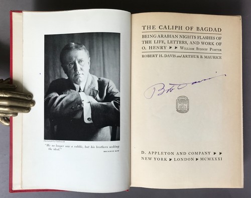 SIGNED/First Edition Robert Davis The Caliph of Bagdad D. Appleton 1931 - Imagen 2 de 12