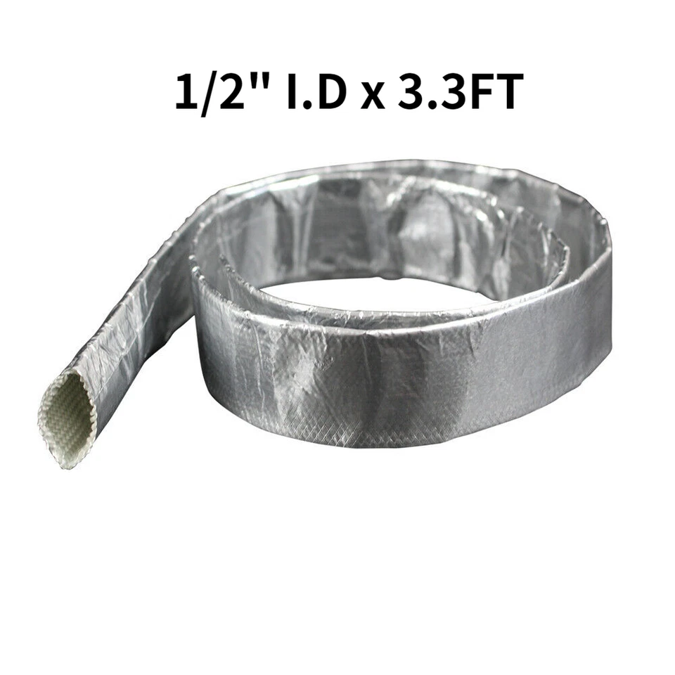 Funda protectora térmica de 1/2" I.D para cable automotriz Foto 2 de 4