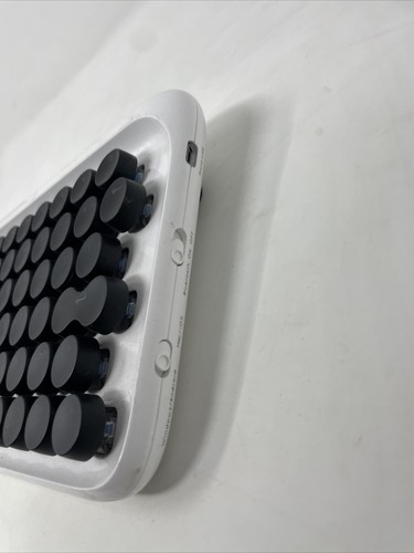 White Lofree DOT Mechanical Bluetooth Keyboard Retro Round Keys Original Version - Picture 2 of 5