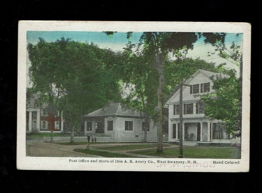 West Swanzey,Cheshire Cty, NH New Hampshire,Post Office & Store Ibie A