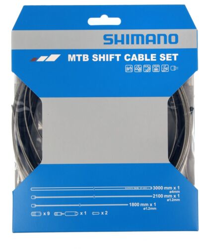 Shimano MTB Edelstahl Schaltgetriebe Kabelsatz - Y60098021 - Bild 2 von 2