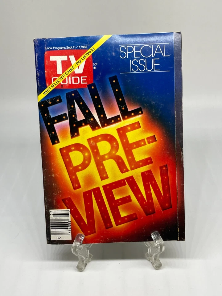 Vintage TV Guide FALL PREVIEW 1981 - 1997 IDAHO Edition YOU CHOOSE - Image 2 of 4