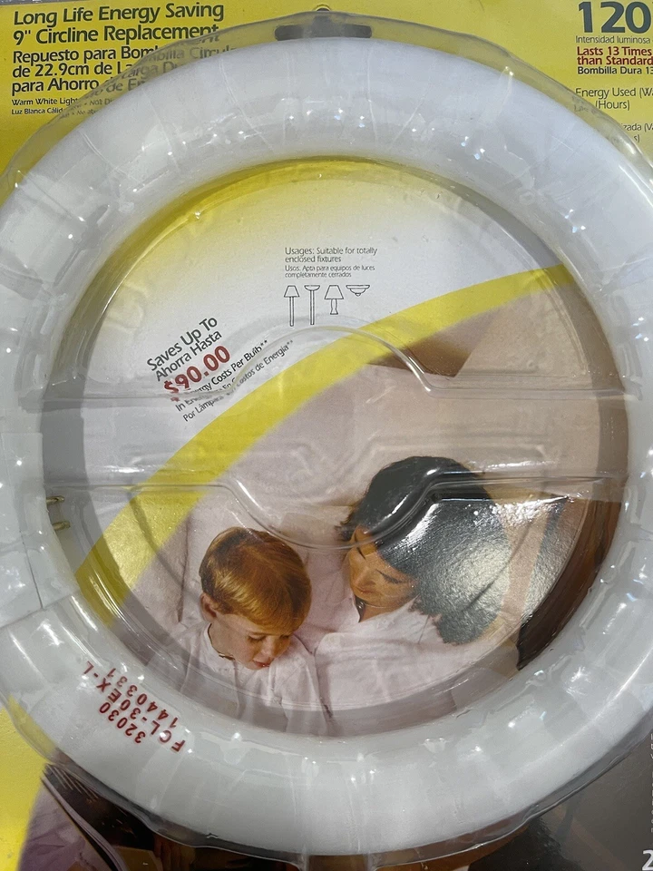 Bombilla de repuesto Circline fluorescente Lights Of America 9" 30W #2630B Foto 4 de 4