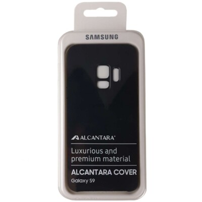 Original Samsung Galaxy S9 Alcantara Cover Case EF-XG960 Schutzhülle Schwarz OVP
