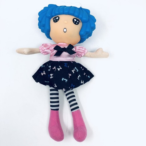 Bambola Dizzy Doo Polyfect Toys Co capelli blu con vestito rosa e nero - Foto 2 di 4