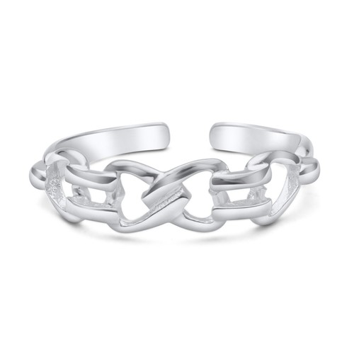 Hochpolierte Sterlingsilber Zehenringe für Frauen Strandschmuck - Kezef Kreationen - Bild 4 von 9