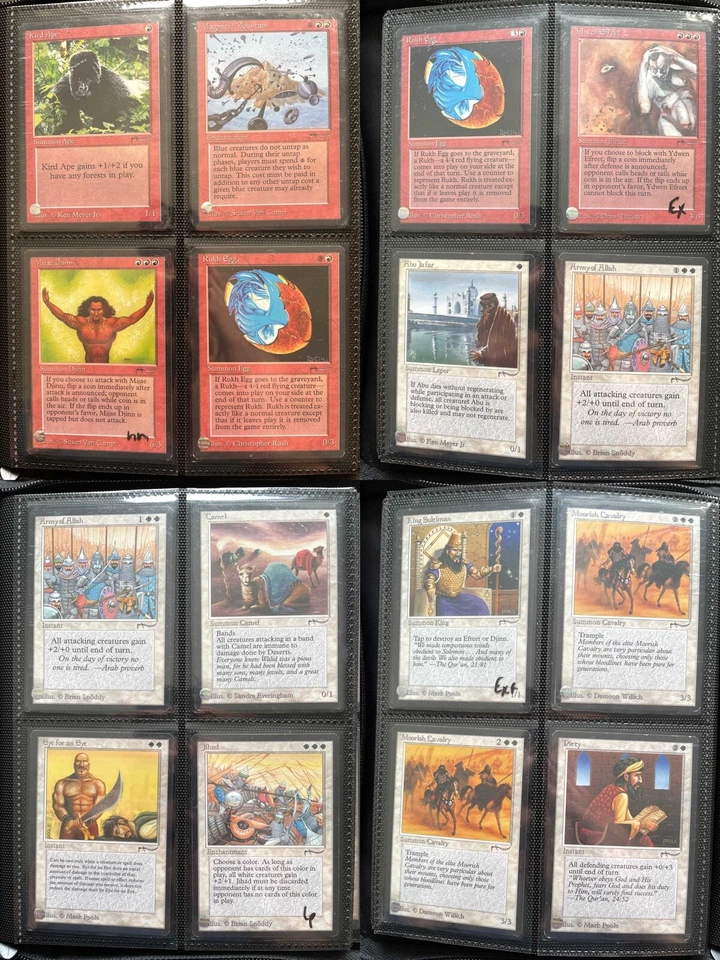 Arabian Nights Komplett Set / Complete Set / Full Set – MTG Magic the Gathering - Bild 4 von 4