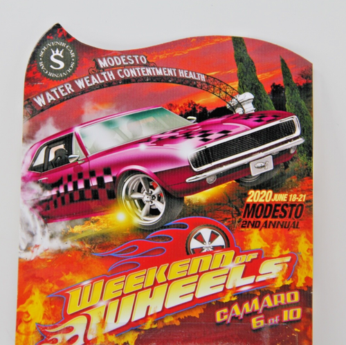 Hot Wheels 67 Camaro 2020 Weekend of Wheels House Of Cars Modesto Real Riders - Imagen 3 de 7