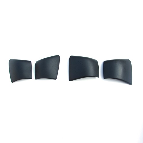 4PC Black Roof Rack Cover Rail End Shell Replacement For Tesla Model Y 2021-2023 - Foto 15 di 18