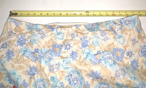 VILLAGER LIZ CLAIBORNE co size 18W Linen Blend Floral A-line Cottagecore Skirt - Picture 7 of 7