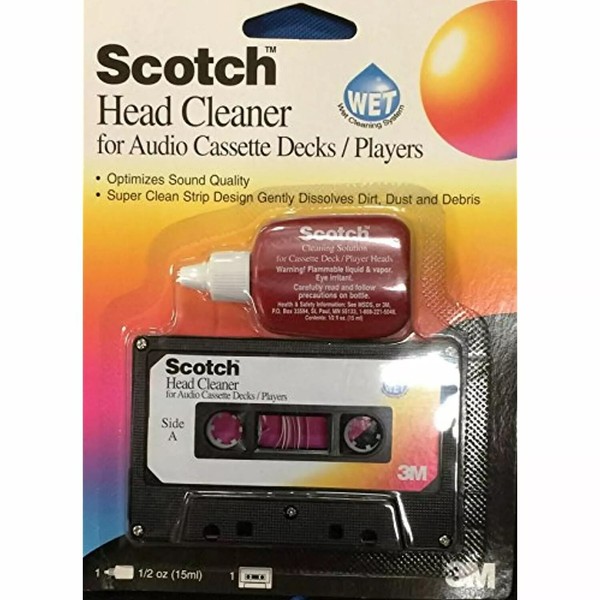 3m Scotch Cassette Deck Head Cleaner Wet Cleaning System for sale