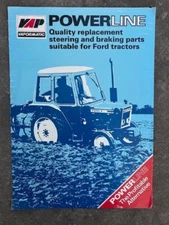 Original Vintage VAP Vapormatic Power Line FORD tractors braking parts brochure