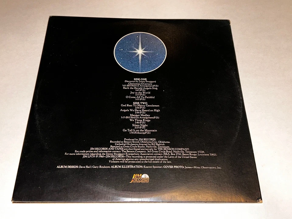Jimmy Swaggart And It Came To Pass Christmas LP 135 Vinyl Holiday LP 22S - Image 2 of 4