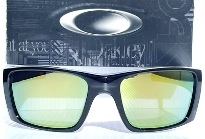 NEW Oakley FUEL CELL Shiny Black Ink w Emerald Iridium Lens