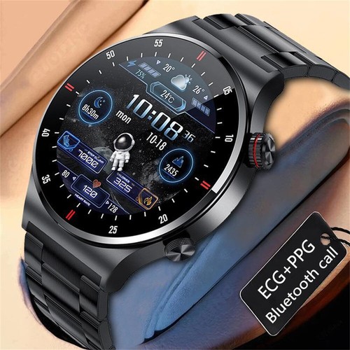 QW33 Bluetooth-Compatible Talking Watch Men's Waterproof Watch For Android iOS - Picture 3 of 20