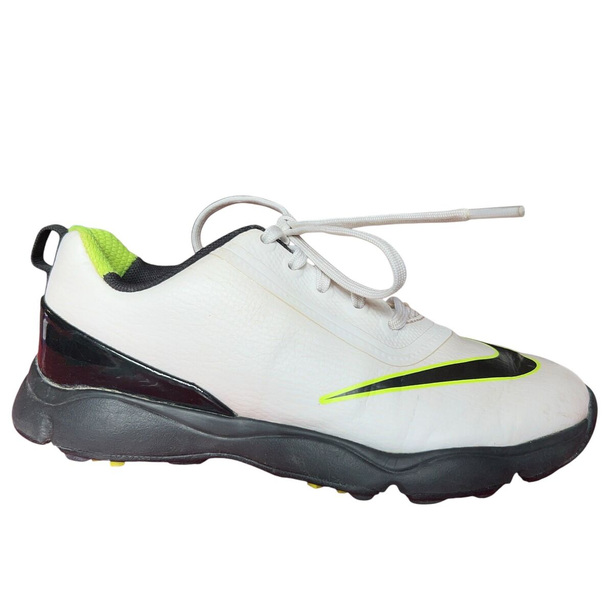 Nike Lunar Control Black White Green Trim Golf Cleat Shoes Nike Lunar Control Black White Green Trim Golf Cleat Shoes