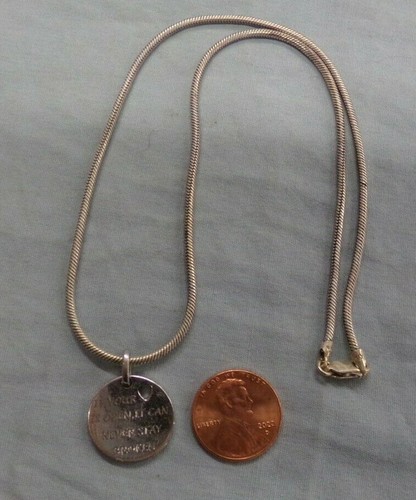Vtg Sterling Silver Signed 925 Italy 