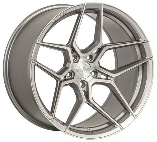 20” ROHANA RFX11 BRUSHED TITANIUM CONCAVE WHEELS FOR TESLA MODEL Y 20x10 - Picture 3 of 9