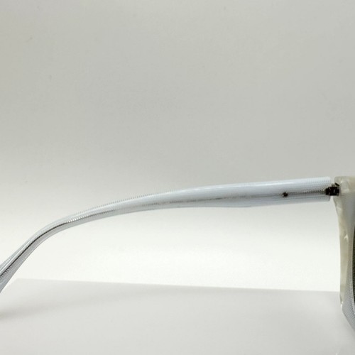 Rare Alain Mikli Ambrette A05056 003/Z6 Pointille White Blanc Mirror Sunglasses - Picture 5 of 6