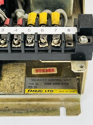 FANUC LTD A06B-6050-H104 Velocity Control Servo Unit 20/30 FANUC LTD A06B-6050-H104 Velocity Control Servo Unit 20/30