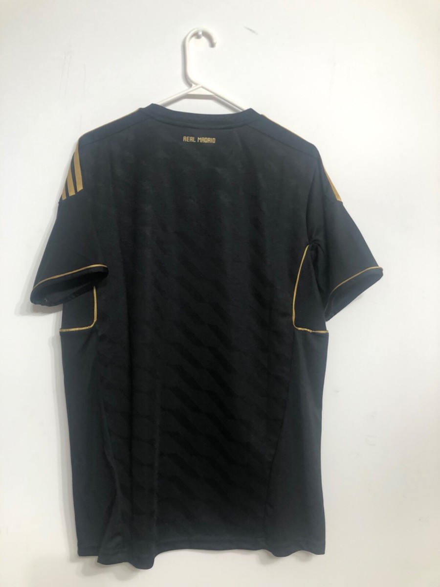 adidas Real Madrid 2010-2011 Away Jersey Black & Gold | eBay