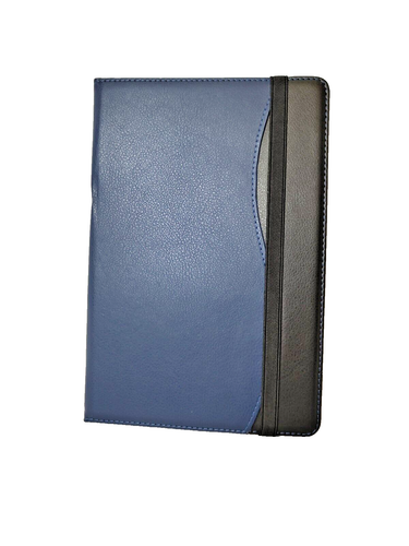 Hülle Samsung Tab S6 Lite, Aufstellen Kunstleder, Rundumschutz Blau/schwarz - Bild 2 von 6