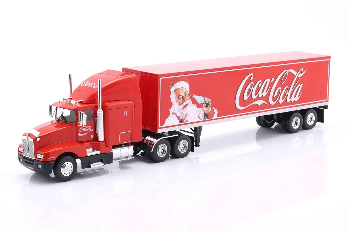 ア*ー様 Coca-Cola　トレーラートラック WERK83 - 1:43 Coca-Cola Christmas Truck Kenworth T600 1986
