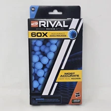 Nerf Rival 60X High-Impact Accu-Rounds Refill Pack Blue Foam Ammo 14+ Hasbro