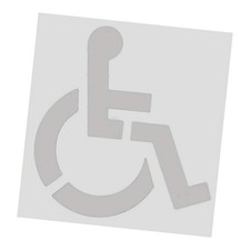 Handicap Stencil Pavement Painting Silicone Easy to Use