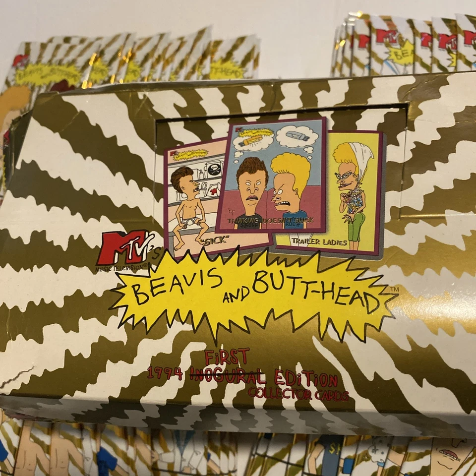 1994 TOPPS BEAVIS AND BUTTHEADS TRADING CARDS 48pcs - Image 4 of 4