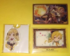 Madoka Magica Mami Card Keychain Clear Card Set Collectible Toy Item Near Mint