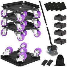 Heavy Duty Furniture Movers with Wheels, Carbon Steel Furniture Dolly, Heavy ...