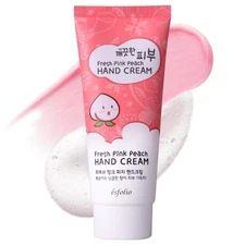 Hand Cream Pink Peach Moisturizing Korean Soft Hydrate Smooth Dry Skin 100ml