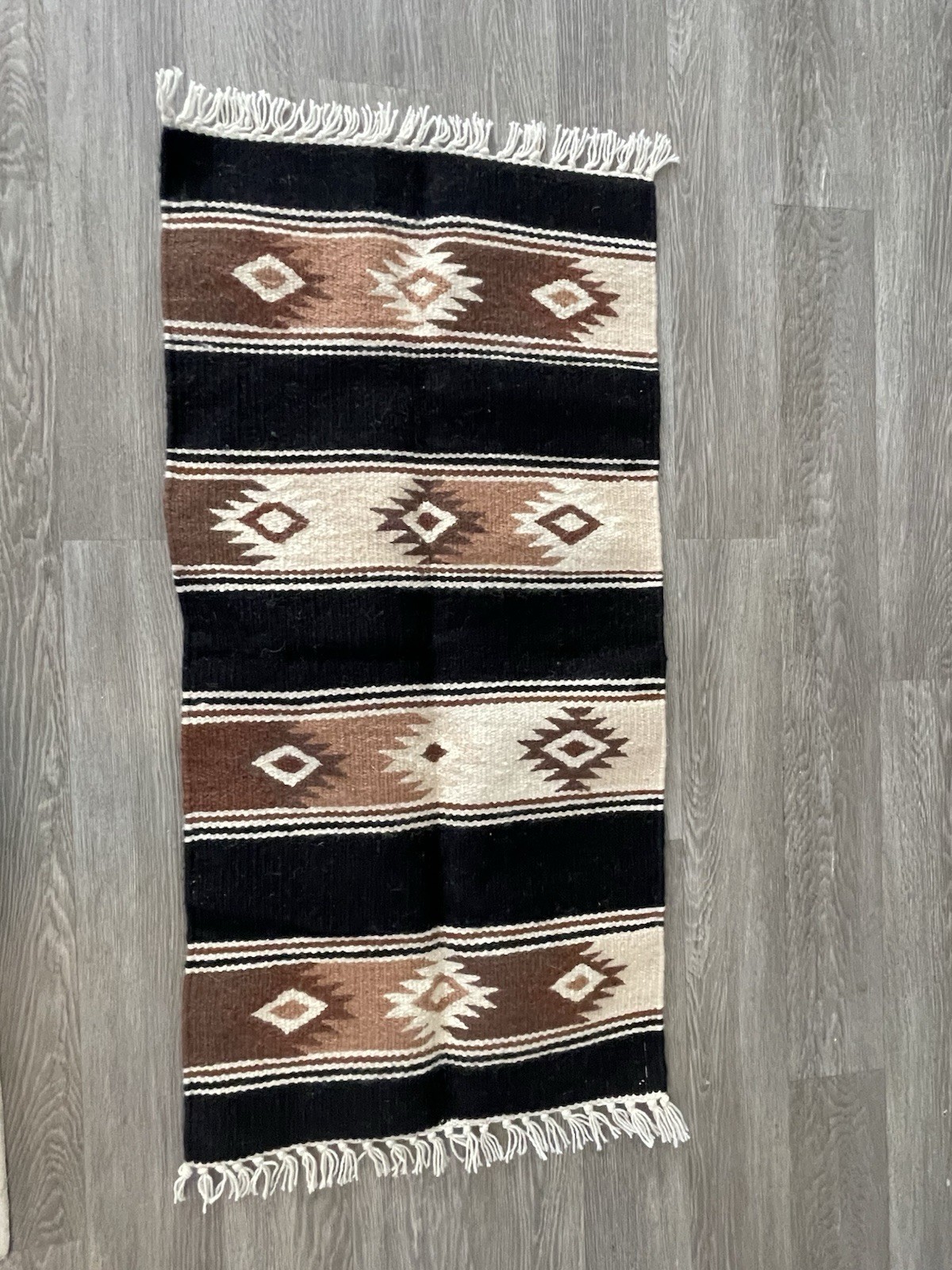 Southwestern Saddle Blanket Wall Hall Runner Hanging Rug 40 Inches x 20 Inches