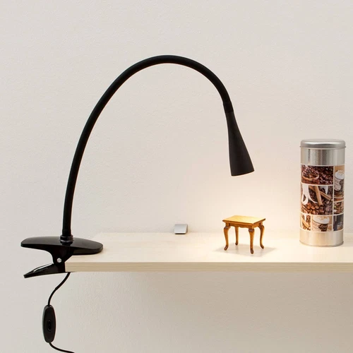 Lindby LED Klemmleuchte 'Baris' (Modern) in Schwarz aus Metall (1 flammig, ) - T - Bild 3 von 7