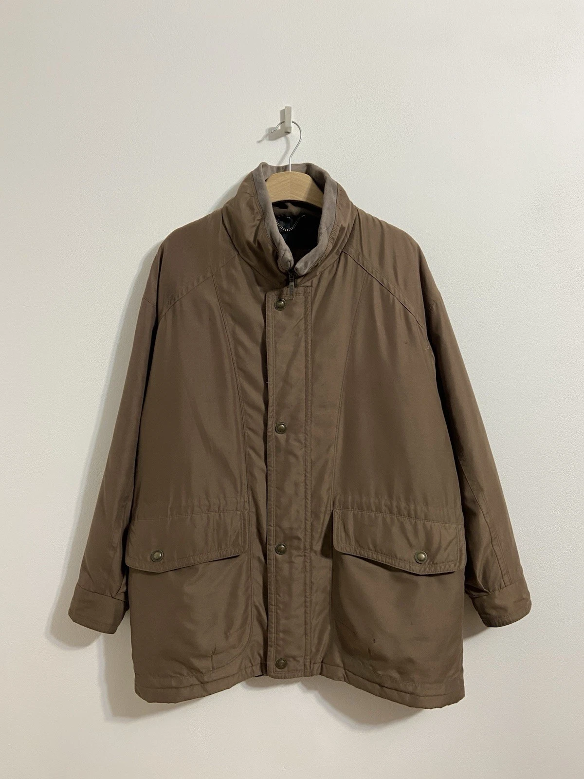 Baracuta Padded Field Jacket Coat Casual Outdoors Size Men’s M Brown