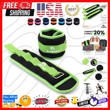 Ankle Weights for Women, Men and Kids - 1/2/3/4/6/8/10/12/15/20 LBS 1 Pair St...