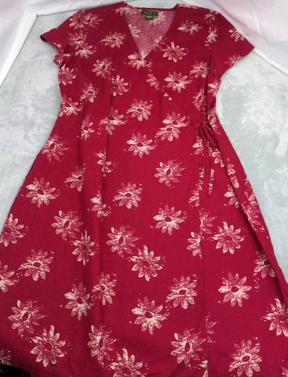 chinese dress ladies Eddie Bauer Women's Button Front Sl Midi Dress