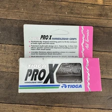Vintage Tioga Pro X Handlebar Grips BMX NOS Clear Xray Mountain Bike Japan