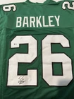 Saquon Barkley Philadelphia Eagles Signed Football Jersey Beckett COA